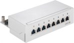 STP CAT.5e patch panel 8 port LSA+110 tipus GOOBAY (68882)