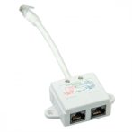   UTP Y-adapter, 1x RJ45 dugó --> 2 x Cat.5e UTP aljzat  fehér VALUE (21.99.3045)