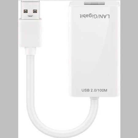 USB 2.0 hálózati LAN adapter PC / MAC kompatibilis 10/100 Mbps GOOBAY (95035)