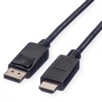   Displayport kábel DP M-HDMI M 2m 1920x1080 60 Hz audio ROLINE (11.04.5781)