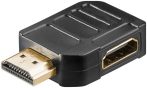   HDMI adapter HDMI 19pin M/HDMI 19pin F 270° vízszintes GOOBAY (51725)