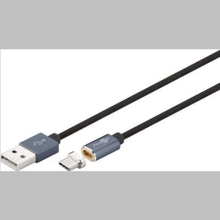 USB 3.1 kábel C/M - A/M 2.0 mágnes csatlakozós kábel 1,2m GOOBAY (59039)