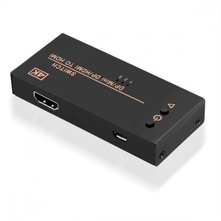 HDMI switch 3-1 HDMI+Mini DisplayPort+Displayportról HDMI VALUE (14.99.3541)