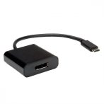   USB 3.1 - DisplayPort F adapter kábel 20 cm 4K2K@60Hz fekete VALUE (12.99.3220)