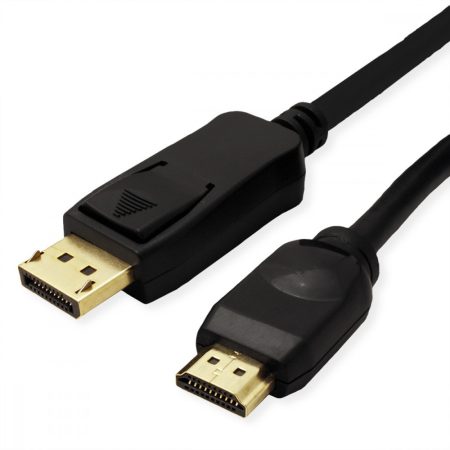 DisplayPort kábel DP M-HDMI M 2.0 ULTRA HD 4K2K@60Hz 7,5m VALUE (11.99.5789)