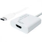   USB 3.1 - HDMI F adapter kábel 23cm 2K, Full HD VALUE (12.99.3210)