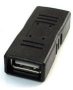 GEMBIRD USB 2.0 coupler, fekete A-USB2-AMFF