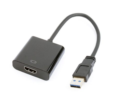 GEMBIRD USB to HDMI display adapter, fekete A-USB3-HDMI-02