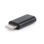   GEMBIRD USB 3.1 adapter C/F - 8 pin Apple Lighting, fekete A-USB-CF8PM-01