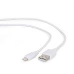   GEMBIRD USB sync és töltő kábel, fehér, 2 m CC-USB2-AMLM-2M-W