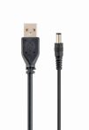   GEMBIRD USB AM to 3.5 mm power plug kábel, 1.8 m, fekete színű CC-USB-AMP35-6