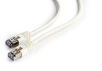 FTP Cat6 Patch cord, fehér, 1 m