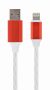   GEMBIRD USB 8-pin charge & data cable with LED light effect, 1 m Gembird CC-USB-8PLED-1M CC-USB-8PLED-1M