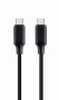   GEMBIRD Type-C Power Delivery (PD) charging and data cable, 1,5 m, black 60W CC-USB2-CMCM60-1.5M