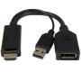   GEMBIRD Active 4K HDMI to DisplayPort adapter, black A-HDMIM-DPF-01