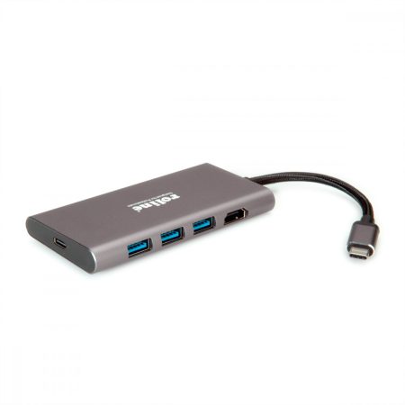 USB 3.1 - Multiport adapter 1xHDMI,3XUSB3.0,1xSD/TF,1xUSB 3.1 ROLINE(12.02.1115)