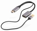   GEMBIRD Active 4K HDMI male to DisplayPort female adapter, black A-HDMIM-DPF-02