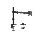   Adjustable desk display mounting arm (rotate, tilt, swivel), 17”-32”, up to 9 kg