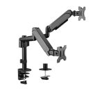   GEMBIRD Adjustable desk 2-display mounting arm, 17”-32”, up to 9 kg MA-DA2P-01