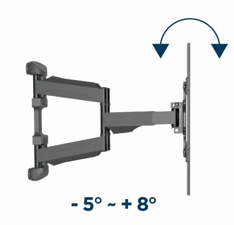 TV wall mount (Full motion, 32”-75”, 45,5 kg