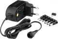   ZUniverzális hálózati DC adapt. 3V-12V,12W/1A, 6 féle cst. 64568 GOOBAY (59033)