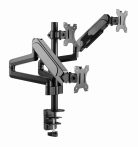   GEMBIRD Desk mounted adjustable mounting arm for 3 monitors(full-motion) max.27", 1-7 kg MA-DA3-01