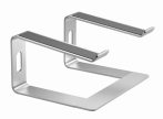 Notebook riser stand, silver