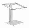   GEMBIRD Height adjustable notebook riser stand, silver NBS-D1-02