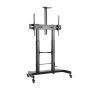   Height adjustable TV floor stand with caster wheels, 60" - 100" Gembird TVS-100T-02