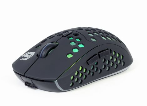 Wireless gaming mouse, 6 buttons, rechargeable Li-battery