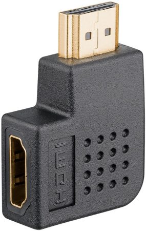 HDMI adapter HDMI 19pin M/HDMI 19pin F 270° vízszintes 8K60Hz GOOBAY (65750)