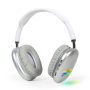 BT stereo headset with LED light effect, white