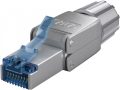   RJ45 dugó 8P8C/db (STP) CAT.6A fali/lengő szerszám nélküli 5.0-8.5 GOOBAY(65939)